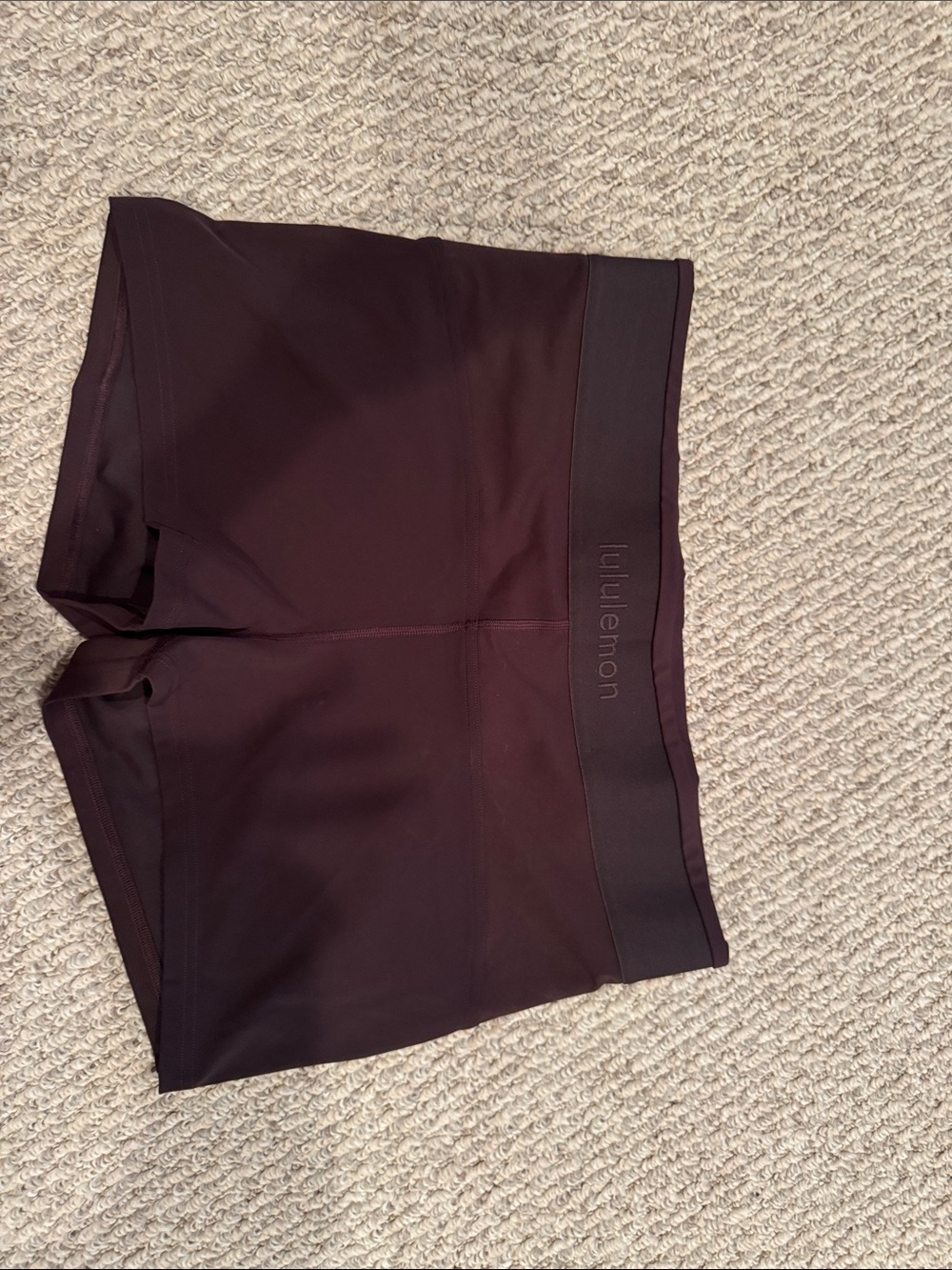 lululemon athletica Deep Plum High-Rise Bike Shorts